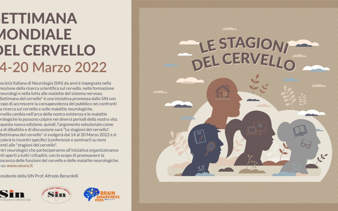 “Le stagioni del cervello”, torna la settimana mondiale del Cervello