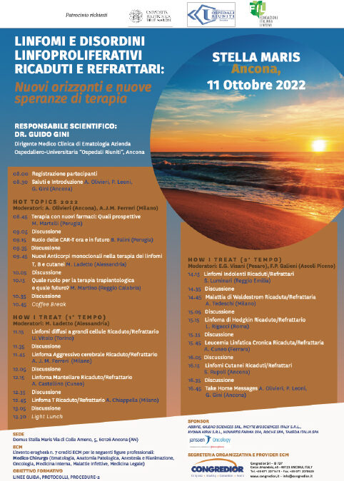 Linfomi, terapie a confronto ad Ancona